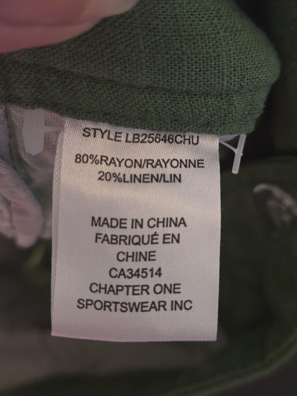 Haute Hippie Green Linen Blend Embroidered Wide Leg Pants | Size 2 | Like New! - Picture 11 of 11